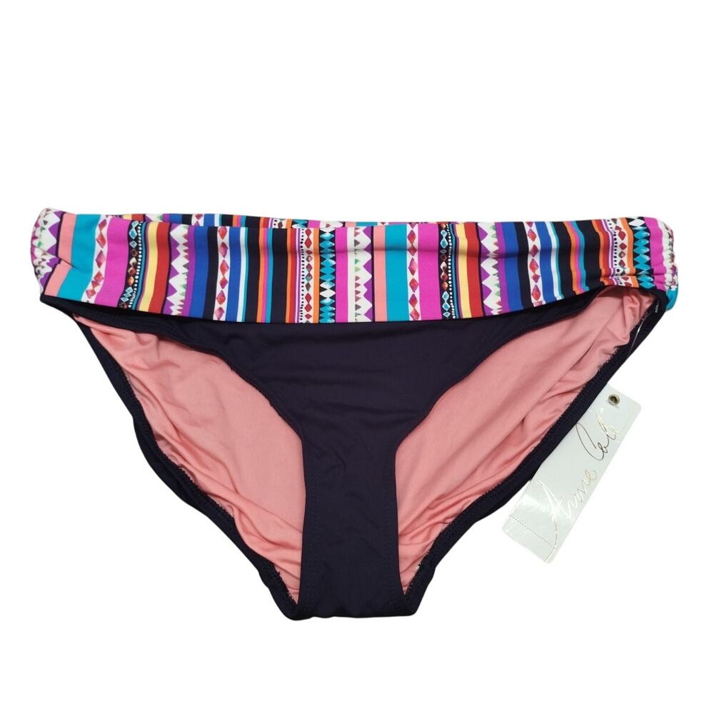 Anne Cole NWT Size XL Multicolor Boho Tribal Swim Separates Bikini Bottom